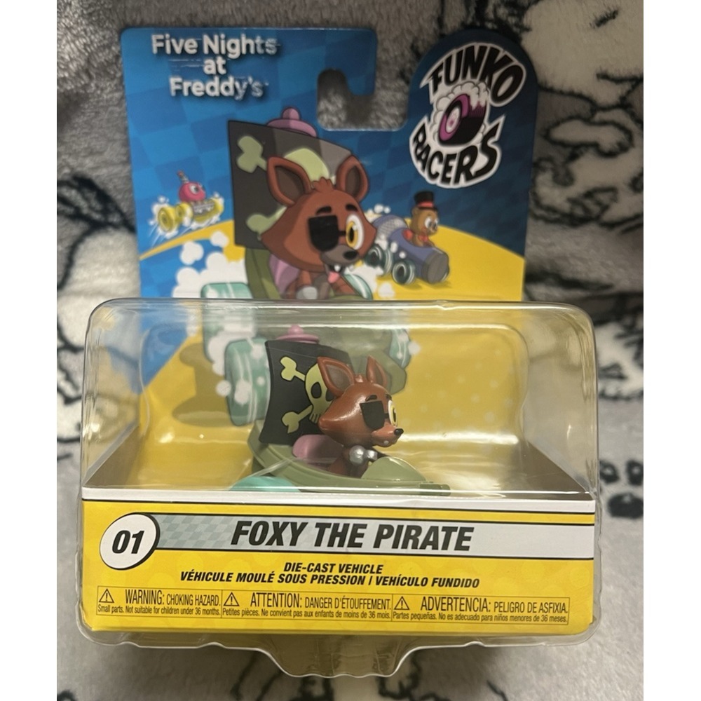 Five Nights at Freddy's Funko Racers FNAF Foxy the Pirate #01 Diecast. Open box